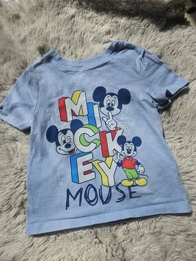 5/20$ 🐭 Disney Mickey Mouse Toddler Boys Graphic T-Shirt - Blue 18-24M